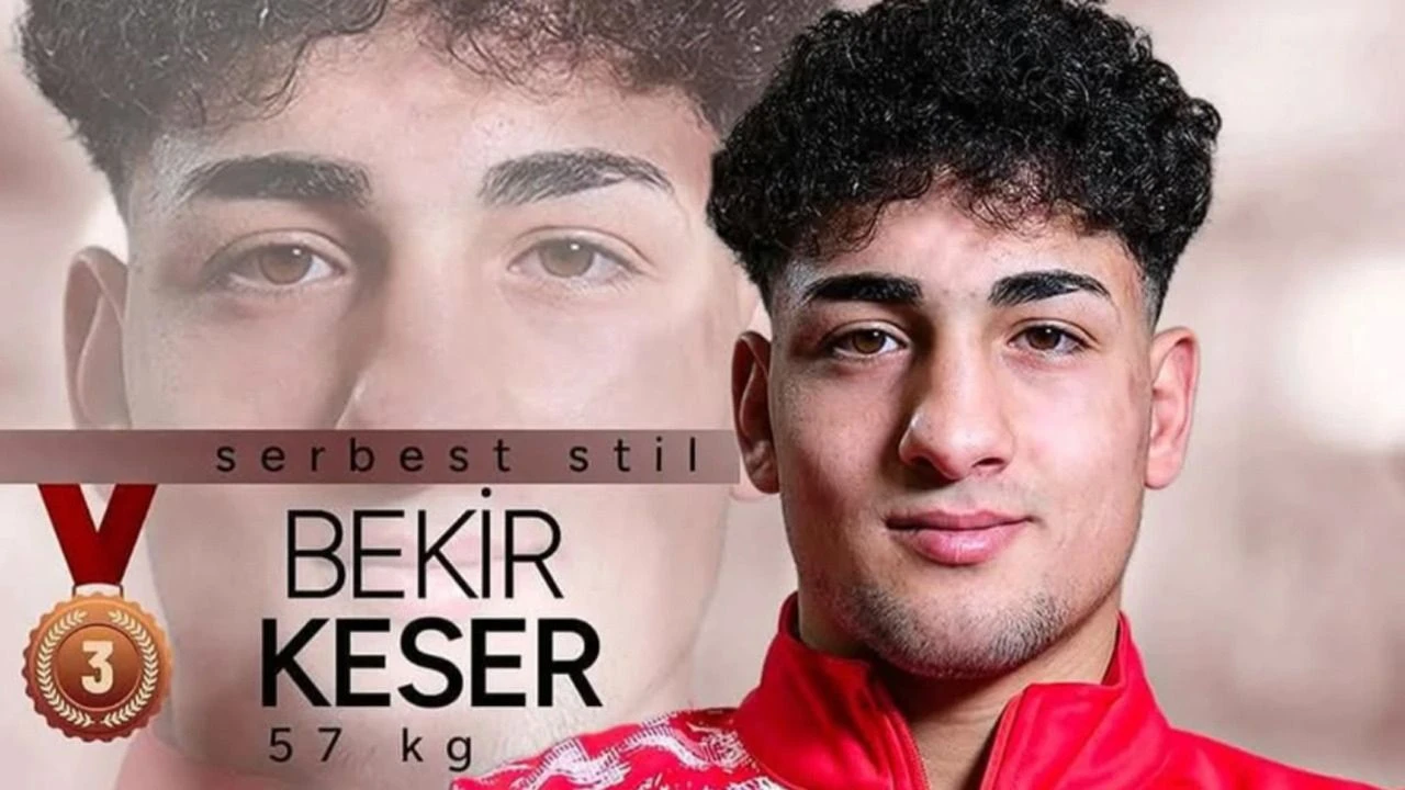 Bekir Keser Avrupa’da madalya kazandı! Çorumlu güreşçiden büyük başarı