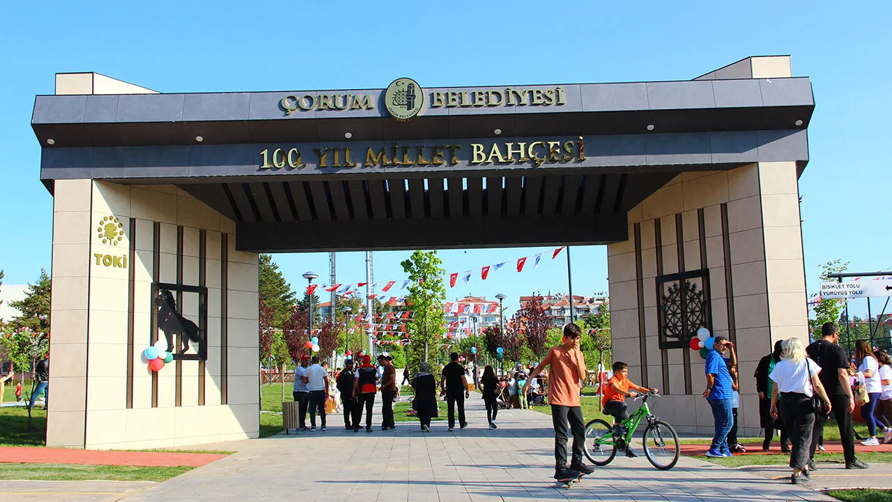 Çorum’a yeni sosyal yaşam alanı